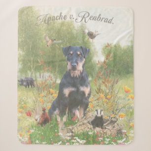 Planer Outdoor-Kissen quadratische Papier-Unterset Sherpadecke