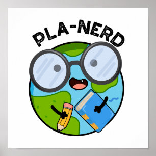 Planerd Lustige Planet-Wortspiele  Poster