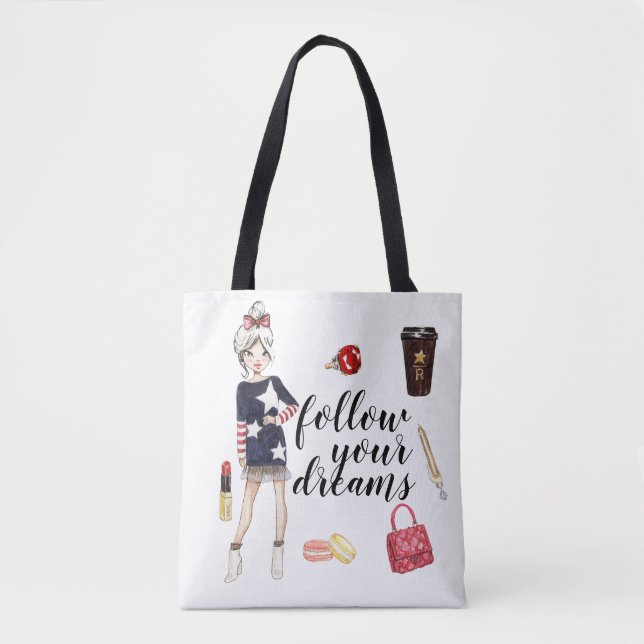 Planermädchen Modeartikel Tasche (Vorderseite)