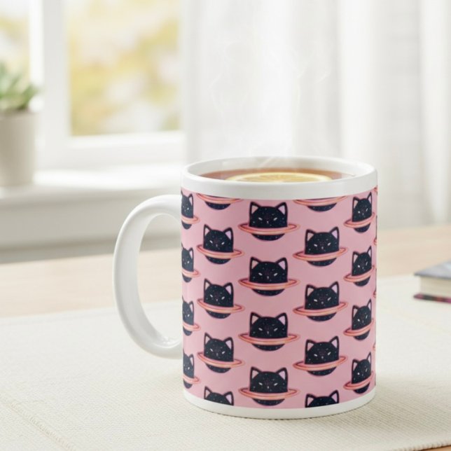 Planet Cat Giant Coffee Tasse (Von Creator hochgeladen)