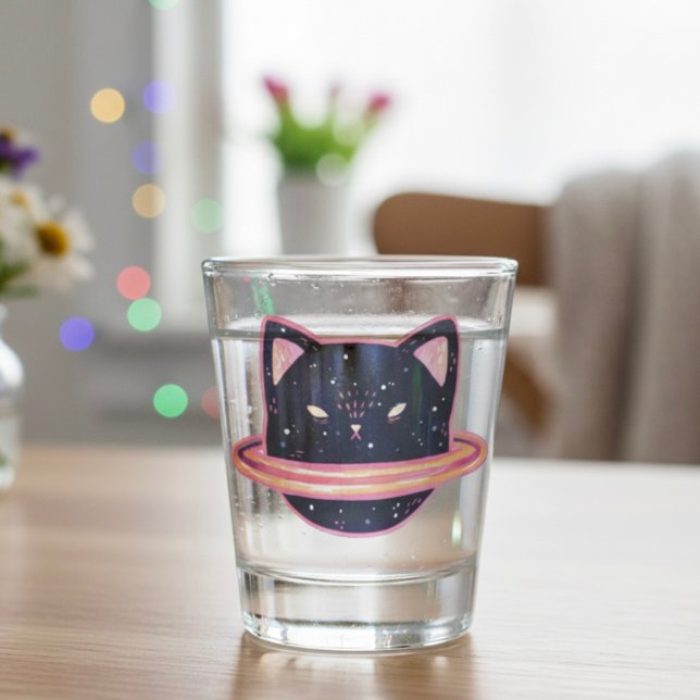 Planet Cat Shot Glass Schnapsglas (Von Creator hochgeladen)