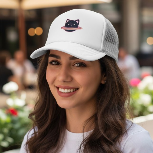 Planet Cat Trucker Hat Truckerkappe (Von Creator hochgeladen)