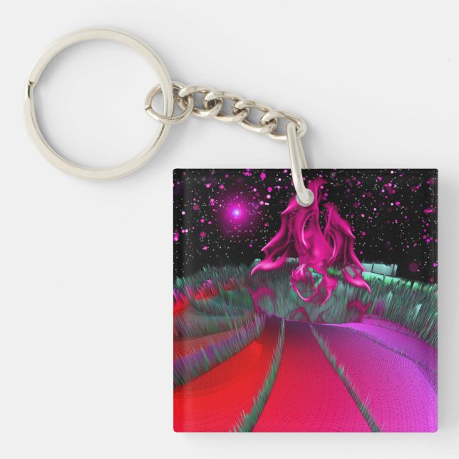Planet Chlorboniev Pink Schlüsselanhänger (Vorderseite)