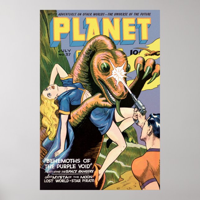 Planet-Comicen Poster (Vorne)