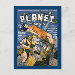 Planet-Comicen Postkarte