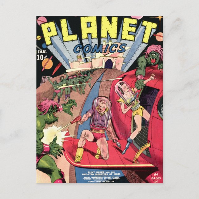 Planet Comics Postkarte (Vorderseite)