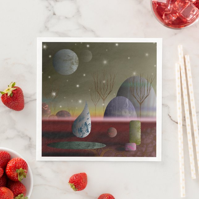 Planet der Formen Papier Napkins Serviette (Beispiel)