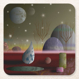 Planet der Untersetzer des Formenpapiers