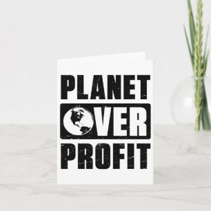 Planet des Earth Day über gewinnbringendes Umweltk Karte
