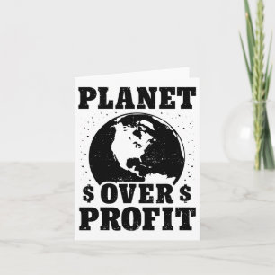 Planet des Earth Day über gewinnbringendes Umweltk Karte