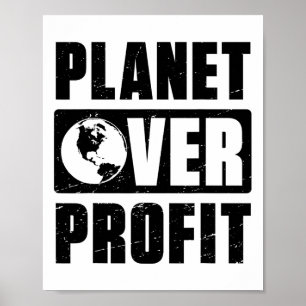 Planet des Earth Day über gewinnbringendes Umweltk Poster