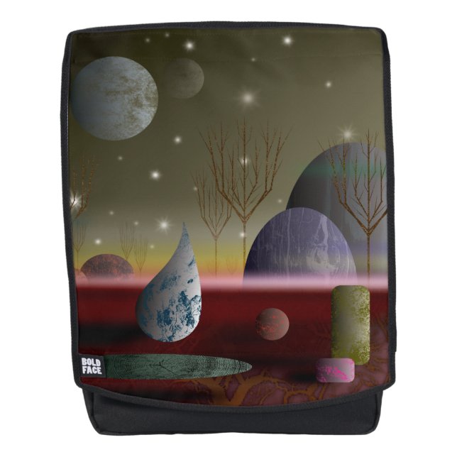 Planet des Formenrücksacks Rucksack (Vorderseite)