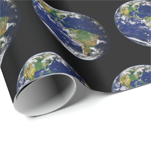 Planet Earth Gift Wrap - HAMbWG Geschenkpapier (Rolleneckpunkt)