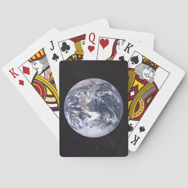 Planet Earth Starry Sky Spielkarten (Rückseite)