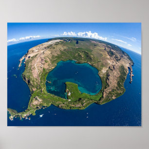 Planet Erde aus dem Weltraum Poster