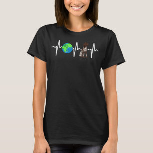 Planet Erde Deutscher Kurzläufer T-Shirt