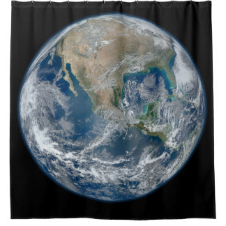 Planet Erde Duschvorhang
