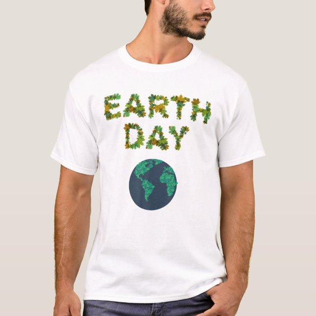 Planet Erde Globus Erde Erde Tag T-Shirt (Vorderseite)