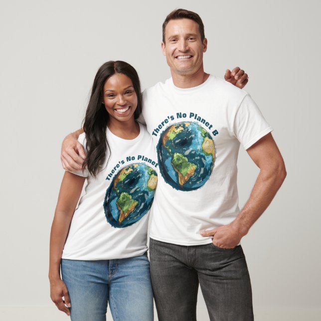 Planet Erde Illustrationen T-Shirt (Unisex)