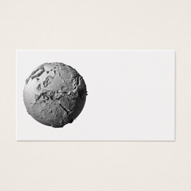 Planet Erde im weißen Hintergrund - Europa, 3d (Vorderseite)
