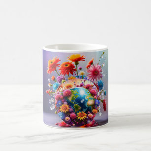 Planet Erde Kaffeetasse