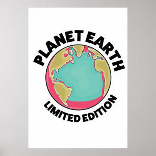 Planet Erde limitierte Auflage Poster