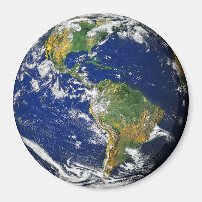 Planet Erde Magnet (Vorne)