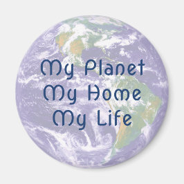 Planet Erde Magnet Mein Planet