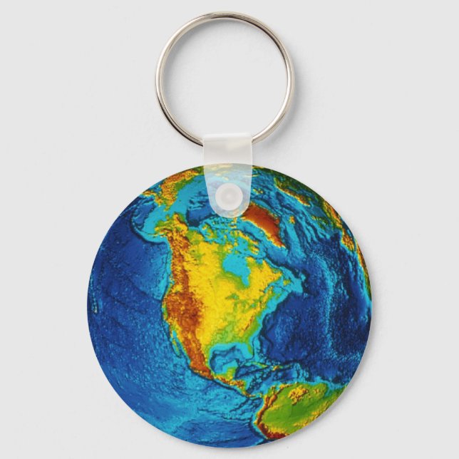 Planet Erde Schlüsselanhänger (Vorderseite)