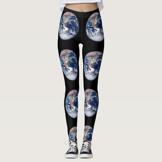 Planet-Erde-Sicht von Apollo 17 Leggings (Vorderseite)