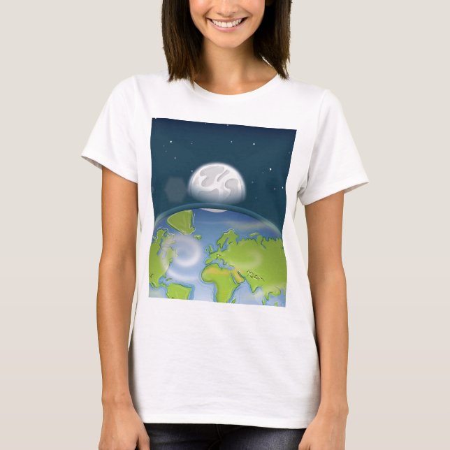 Planet Erde T-Shirt (Vorderseite)