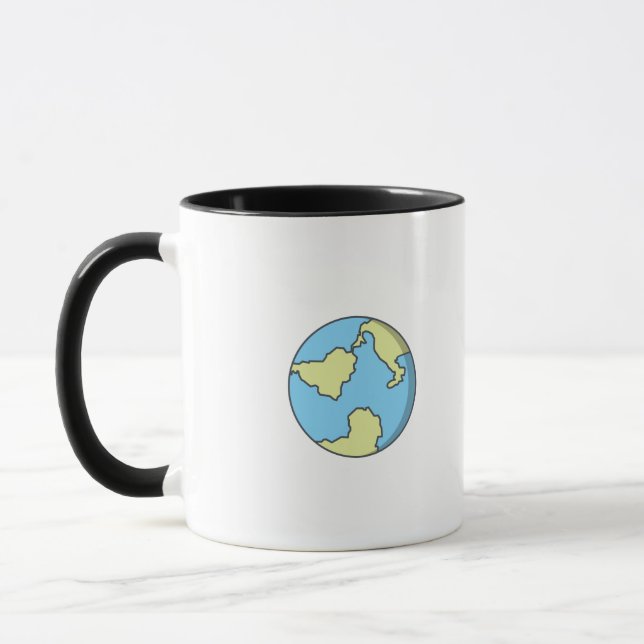Planet Erde Tasse (Links)
