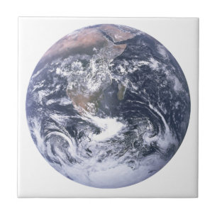 Planet Erde vom Weltraum Erde Tag Fliese