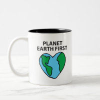 Planet Erstes umweltfreundliches Icon Happy Earth 