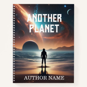 Planet Exploration Book Cover Inspiration Notebook Notizbuch
