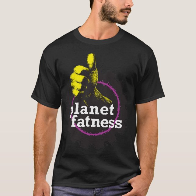 Planet Fatness funny T-Shirt (Vorderseite)