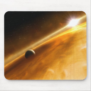 Planet Fomalhaut B, das einen Stern in Umlauf Mousepad