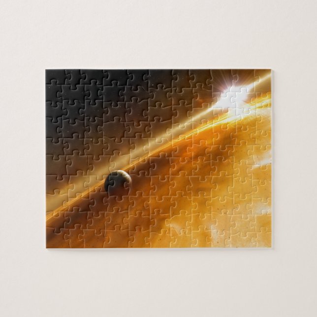 Planet Fomalhaut B Orbit a Star (Horizontal)