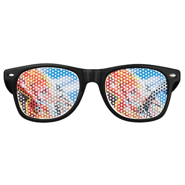 Planet Graffiti Partybrille (Vorderseite)