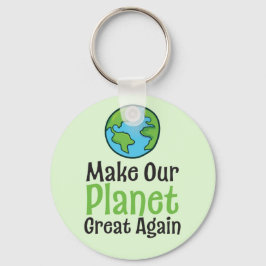 Planet Great Again 2,25" Basic Button Schlüsselanh Schlüsselanhänger