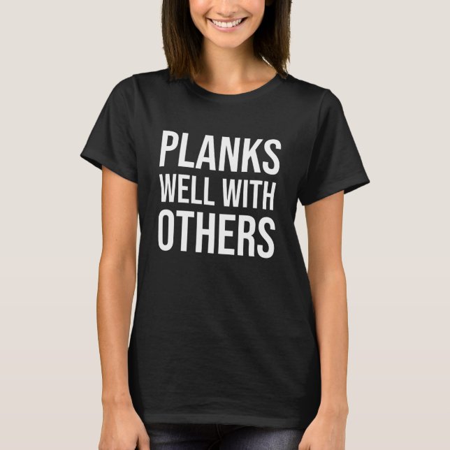 Planet gut mit anderen Funny Workout Fitnessen T-Shirt (Vorderseite)