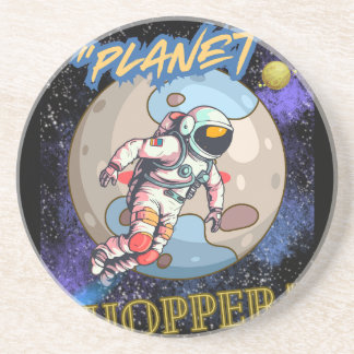 Planet-Hubschrauber Getränkeuntersetzer