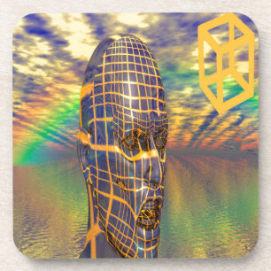 Planet-Illusion Getränkeuntersetzer