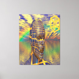 Planet-Illusion Leinwanddruck