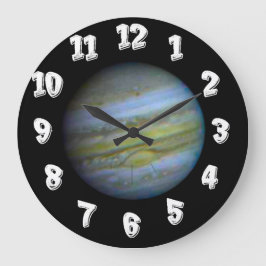 Planet Jupiter Große Wanduhr