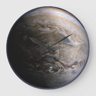 Planet Jupiter Große Wanduhr