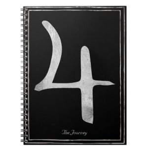 Planet Jupiter hat silberstyliertes Symbol Notizblock