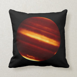 Planet Jupiter in Infrarotlicht Kissen