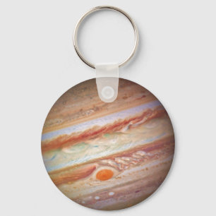 PLANET JUPITER - roter Stellenkopf auf Schlüsselanhänger