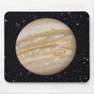 Planet Jupiter Starry Sky Mousepad